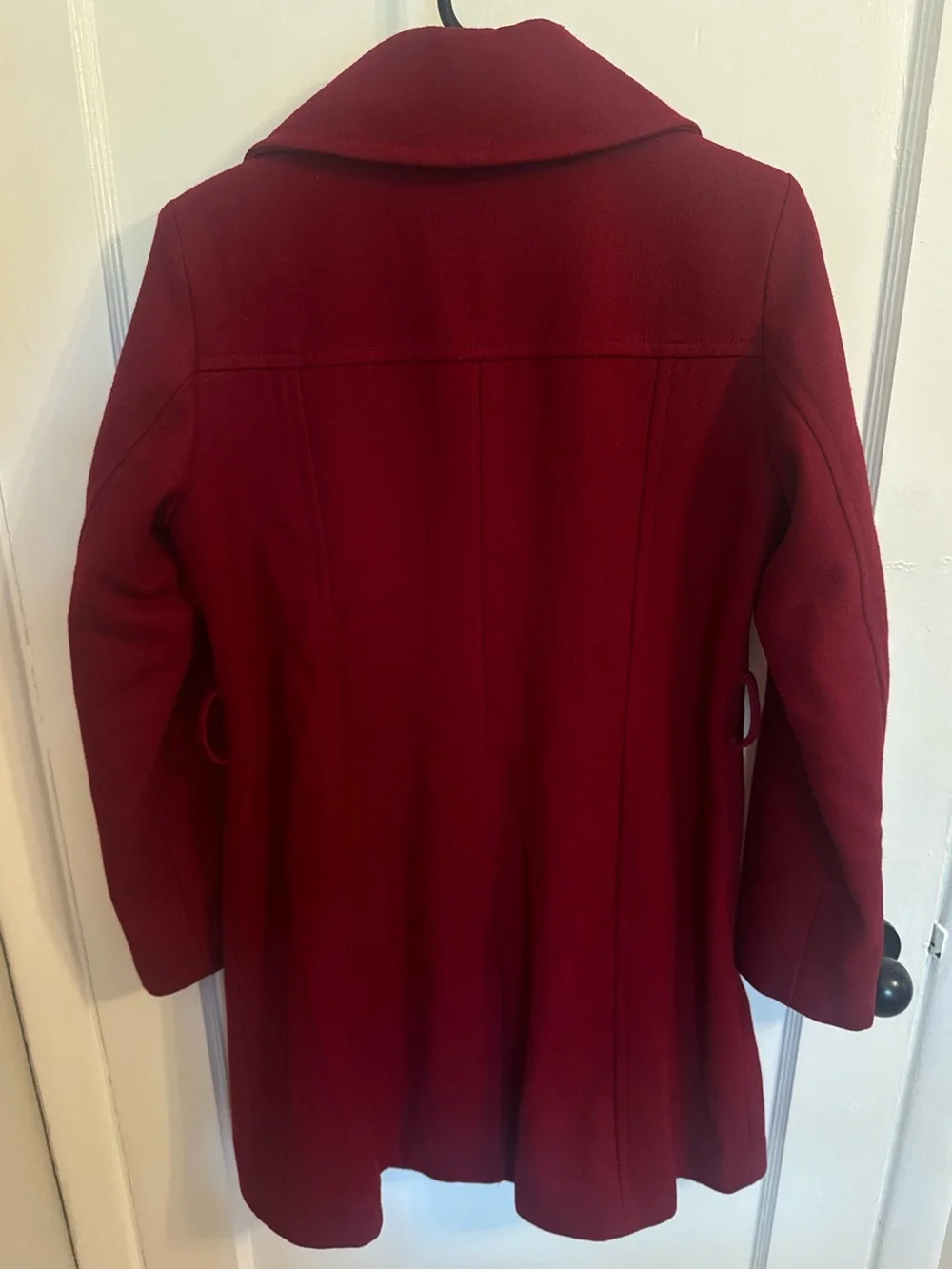 Michael Kors Red Wool Coat
